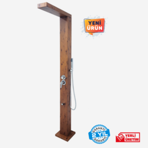 Havuzbaşı Duş Paneli / Ahşap